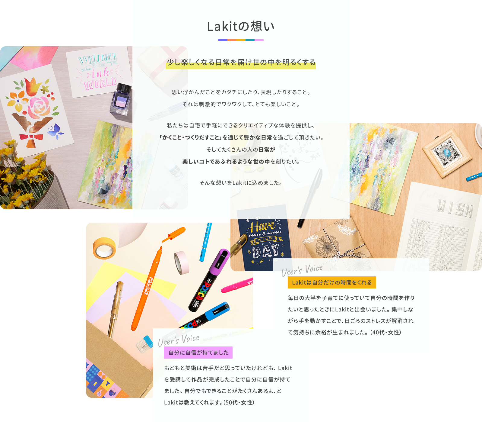 Lakitの想い